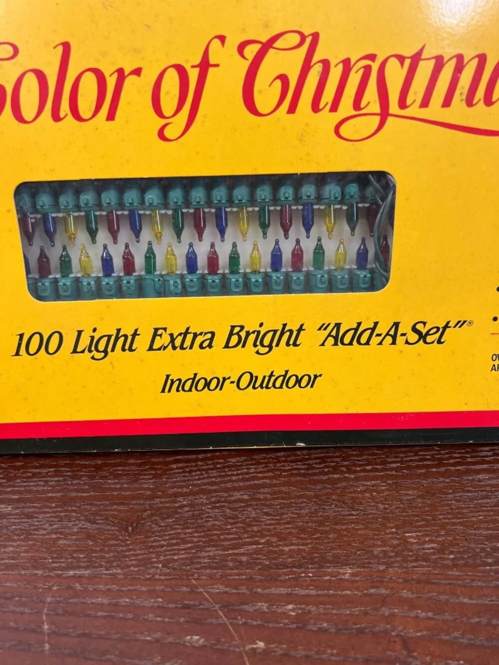 Kodak Color Of Christmas 100 Light Extra Bright Add-A-Set Indoor/Outdoor String